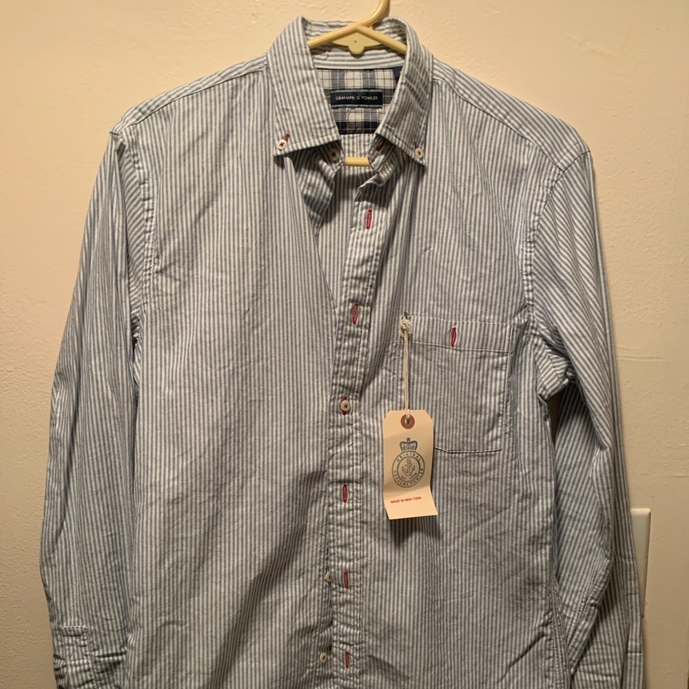 NWT Grahame Fowler Dress Shirt